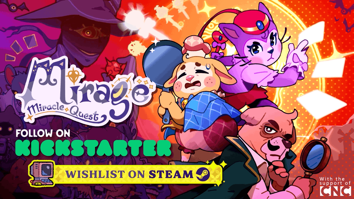 ToebeanClub's tweet photo. Hey! Thanks for hosting #TurnBasedThursday this week! We’re working on Mirage: Miracle Quest a Magical Girl RPG✨   Wishlist and play the demo on Steam : https://t.co/kuqTxCkhAk
#indiedev #indiegame https://t.co/1DcPgbSHXA