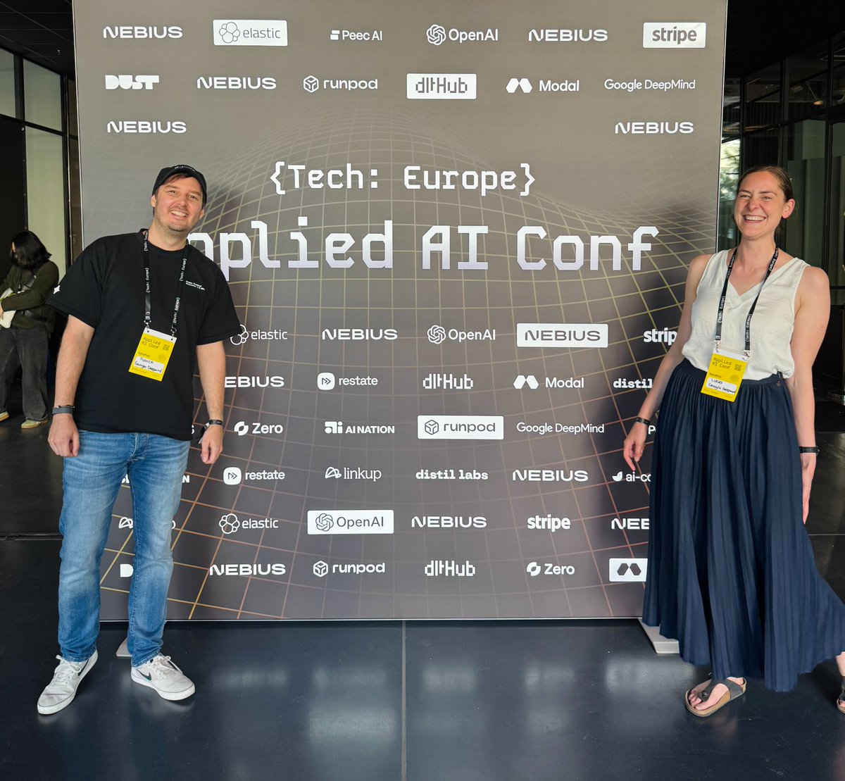 At the Applied AI Conf by @techeurope_ today with my awesome colleague Lucia :)
Full room at our ta...