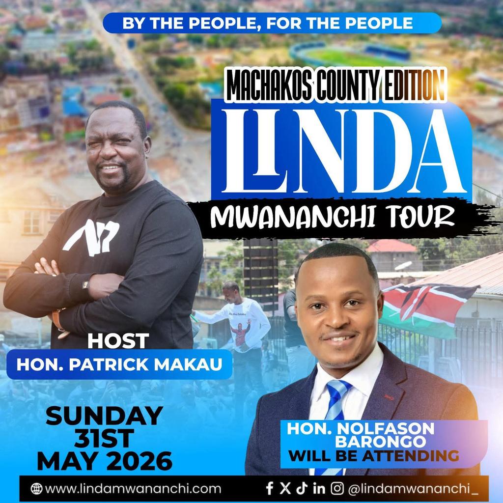 HonBarongo's tweet photo. Machakos county ile siku ni Jumapili
@LindaMwananchi_ twaja🔥. https://t.co/QOB7sFKFXP