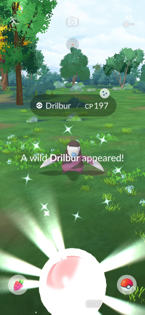 SawkOnThis's tweet photo. A small nest I walk through to get to work has given me a shiny today! ✨️ ☺️ #PokemonGo #Pokemon #Shiny #ShinyPokemon https://t.co/Rgkdb4ftMP