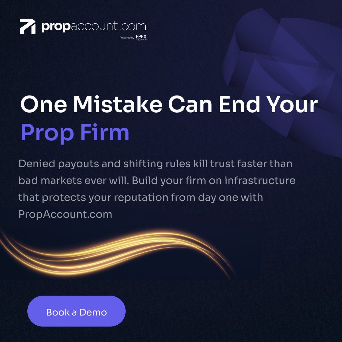 PropAccountWL's tweet photo. Prop firm reputations are rarely damaged by the market.
They are damaged by denied payouts, sudden rule changes, and shaky operations.

PropAccount removes those failure points.
We provide reliable technology, automated risk, and capital to fund every payout on time. https://t.co/7oIuXOumUO