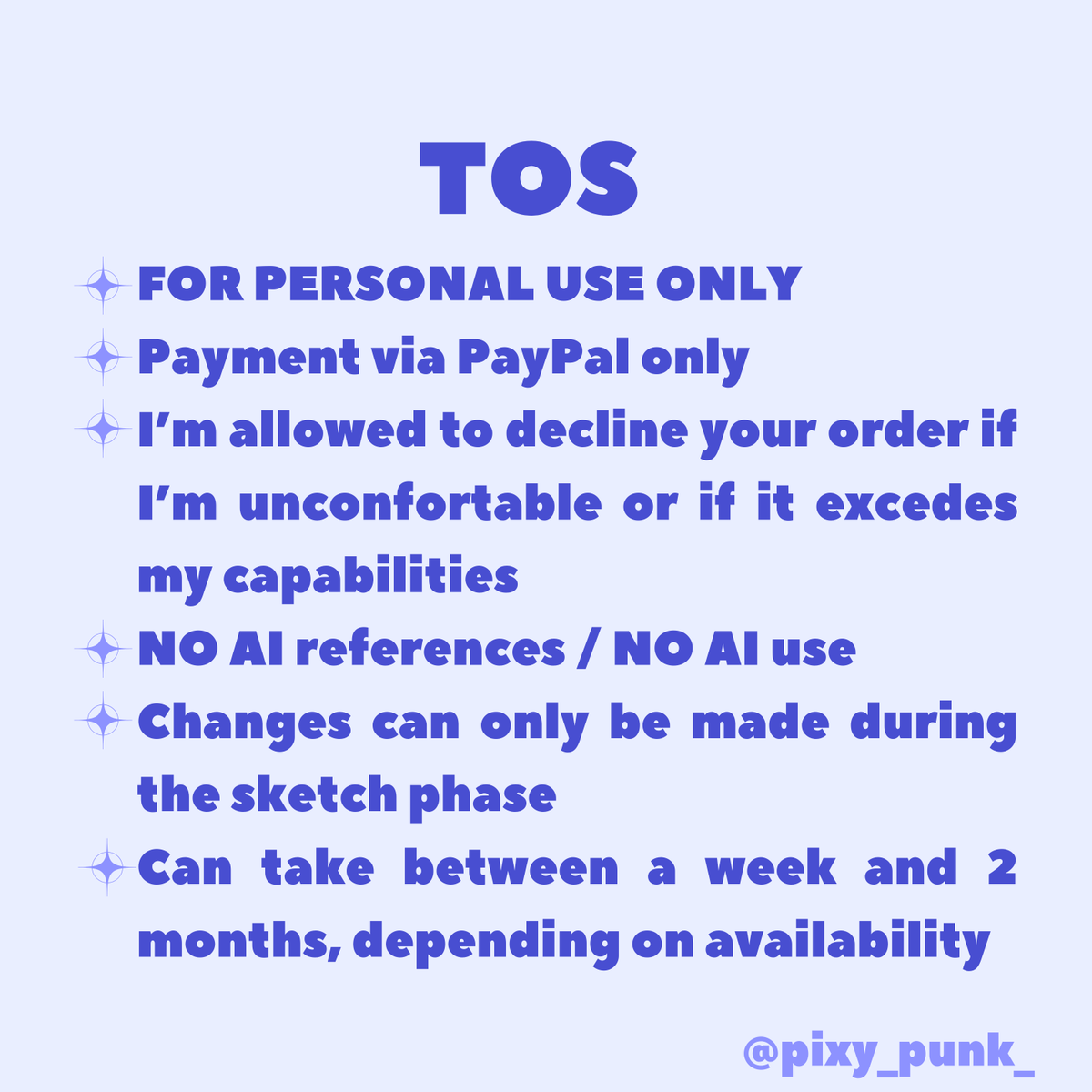 pixy_punk_'s tweet photo. 💫 Emergency C★mms 💫

My dad had his salary reduced recently, so I'm opening c★mms to help out around the house more. I got a new job too, but anything helps!!

★ Fanart, OCs, Yume 👍
★ P4yP4l only
★ Send me a DM if you're interested!
★ Please read my TOS https://t.co/vnBClGpY7V
