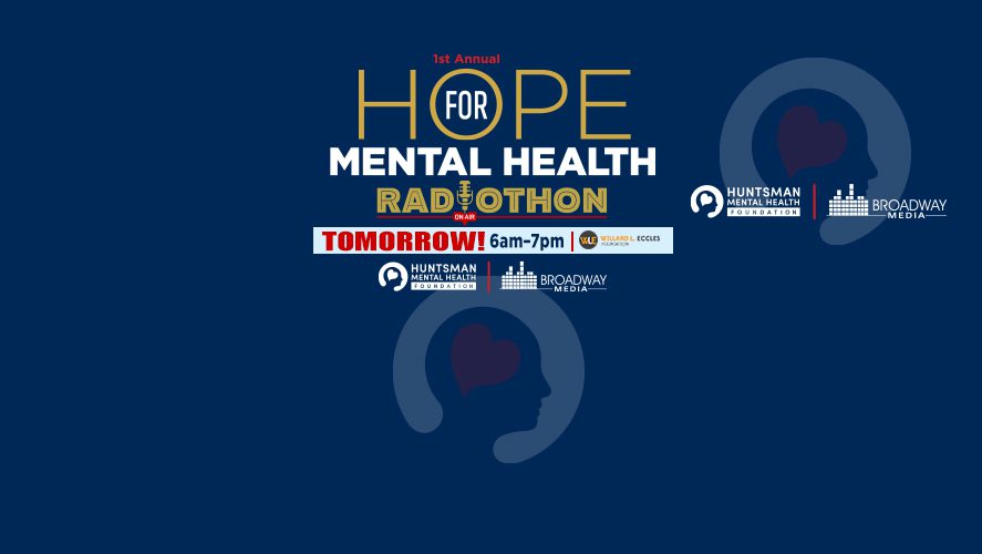 X96's tweet photo. The 1st Annual Hope for Mental Health Radiothon is happening TOMORROW! 🧠🌷

Tune in and join X96 and the Huntsman Mental Health Foundation from 6a-7p.
Donating is easy - call us at (888 )989-0963 or text "HOPE" to 33986! https://t.co/z0fWRaqtQm