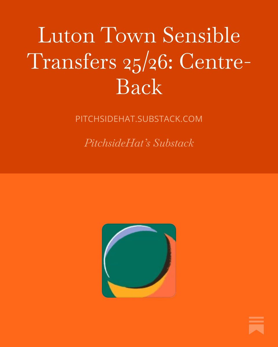 jwayball's tweet photo. Luton Town Sensible Transfers 25/26: Centre-back

Luton need a long term replacement for Naismith at left centre-back, and competition for Odoffin on the other side. Please take a look at some potential options I shortlisted below 👇🏻 

https://t.co/VbN7hQiyce https://t.co/niiAP4YjgO