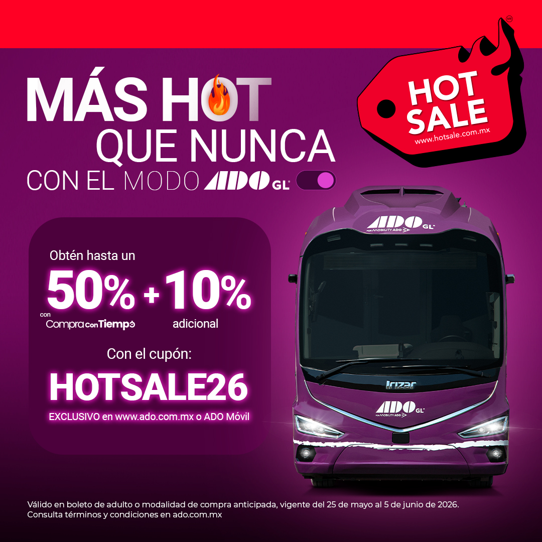tuADO's tweet photo. 💜 Más HOT que nunca con #MODOGL. Vive la experiencia ejecutiva y adelántate a los descuentos 💼🔥 Compra Con Tiempo te da hasta 50% + 10% + 3MSI con HOTSALE26. 💰
No dejes pasar la oportunidad, haz clic aquí: https://t.co/L2w1qWClmT https://t.co/HzNCjgHxis