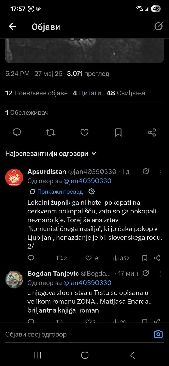 ObradMP's tweet photo. ne vjerujte ničemu pročitanom, a tek nemojte prevedenom jer ... 🤢 https://t.co/nkxfGKyqJW