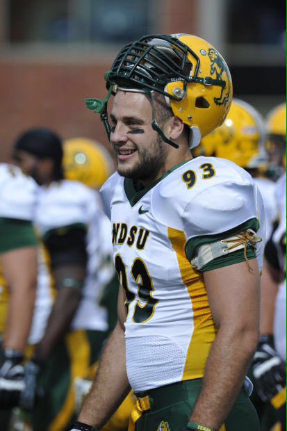 jsteck65's tweet photo. Hey Bison Nation! We are 93 days away from NDSU 🏈 starting FBS play in the Mountain West! Today, we honor one of the main players on #CodeGreen who helped start the Dynasty, @jirik93!! #LetsGoBison #HornsUp🤘 #BisonFBCountdown https://t.co/y1ySVIdWZm