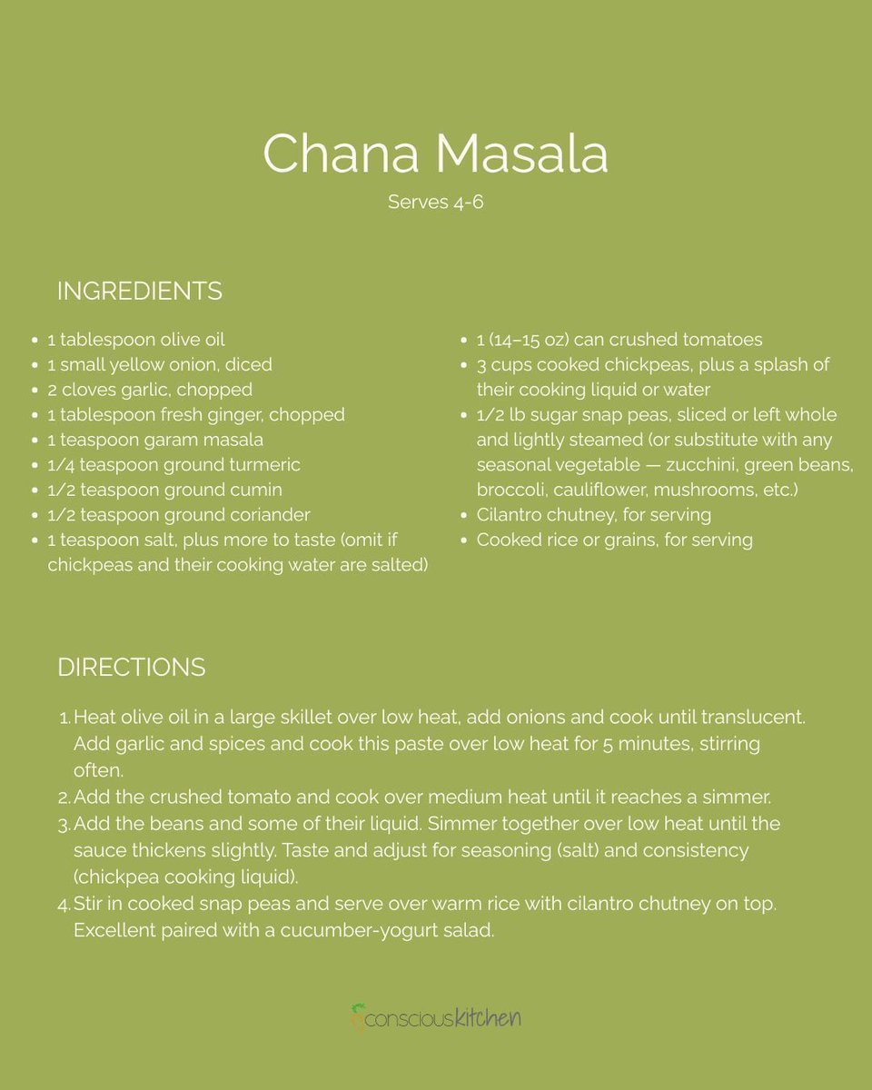 consciouskitchn's tweet photo. Inspired by a popular menu item at Mt. Diablo USD &amp; developed with input from The Alice Waters Institute, this comforting chana masala celebrates traditional North Indian cooking. Flavorful, adaptable, and satisfying, it’s a recipe that works beautifully across seasons and menus. https://t.co/6quwIkVmDP