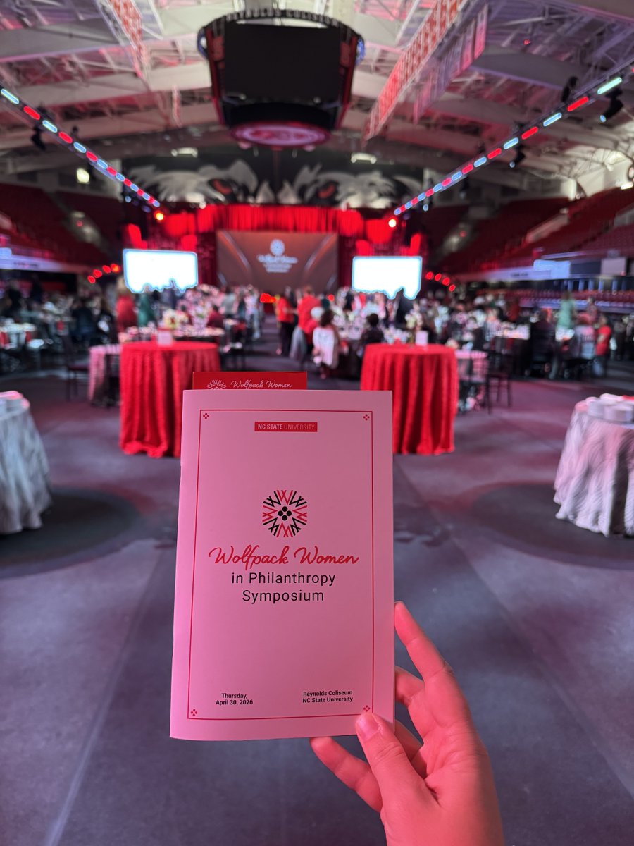 NCStateAlumni's tweet photo. The second Wolfpack Women in Philanthropy Symposium returned to Reynolds Coliseum last month to highlight educational engagement. @packwomensbball alum Kai Crutchfield ’21 came back to home court as emcee, and former @insideedition anchor Deborah Norville delivered the keynote. https://t.co/Iv4XcjUaQf