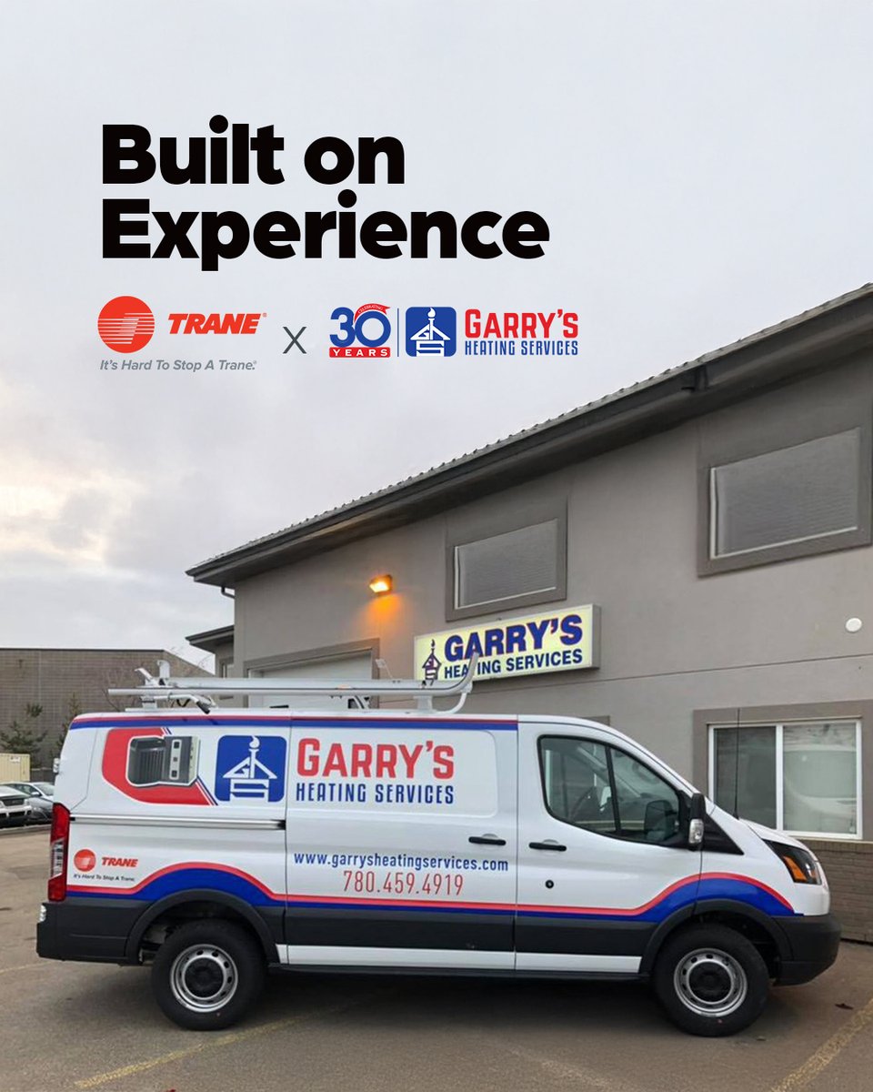 TraneMidwest's tweet photo. *Dealer Spotlight*

Garry’s Heating Services has earned homeowner trust through years of reliable service and experience. 
That’s why Trane partners with teams that know what works and put homeowners first. 

#TraneCanadaMidwest https://t.co/Rt3K2GoadA