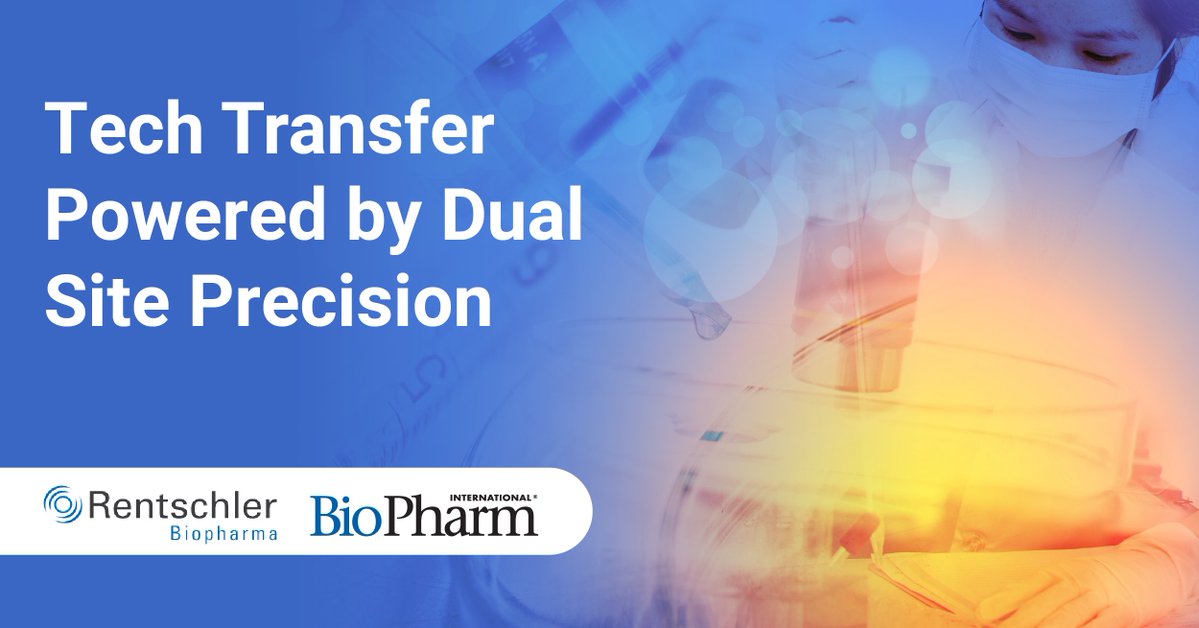BioPharmIntl's tweet photo. Successful tech transfer starts with alignment, risk management, and process precision—Rentschler BioPharma’s dual-site model helps accelerate timelines while ensuring quality and manufacturing flexibility. #Biomanufacturing
https://t.co/6rmKT0BM3I https://t.co/aahEgURz5D