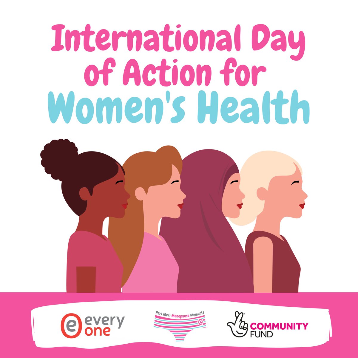 Every_OneUK's tweet photo. Hot flushes. Brain fog. Anxiety. Exhaustion. 

Menopause can impact every part of a woman’s life 🩲 

Find out more about our @TNLComFund Peri-Meri Menopause Moments project: https://t.co/hKvsVCiem7 

#InternationalDayOfActionForWomensHealth #Menopause #Women #MenopauseAwareness https://t.co/vzJsAMLl7p