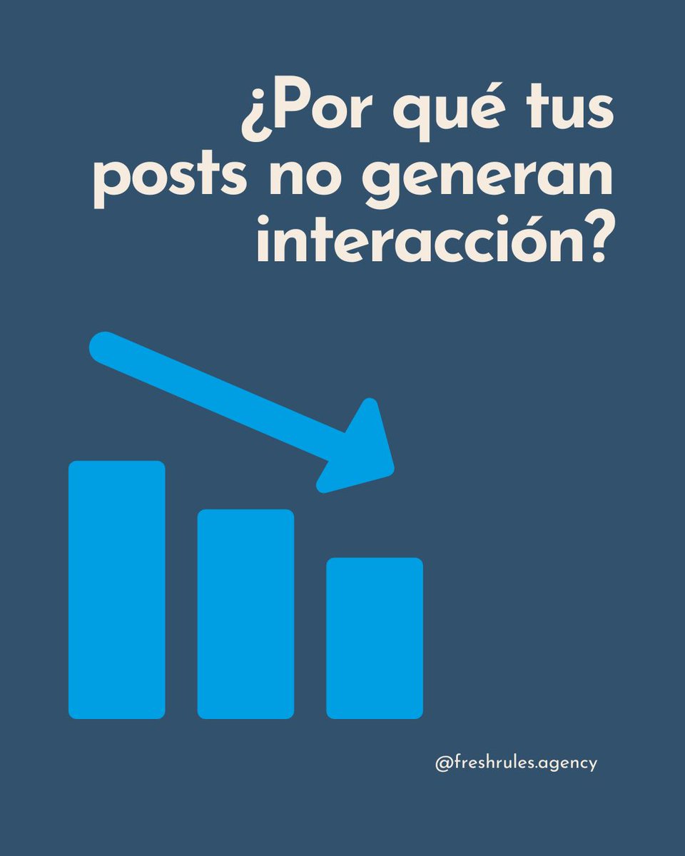 FreshRulesMKT's tweet photo. ¿Por qué tus posts no generan interacción? 🤔

Publicar por publicar no basta. Necesitas contenido con intención, mensajes claros y una estrategia adaptada a tu audiencia.

En FreshRules te ayudamos a crear contenido que conecte y genere conversación.

#FreshRules #Marketing https://t.co/MQUI6Imfn6
