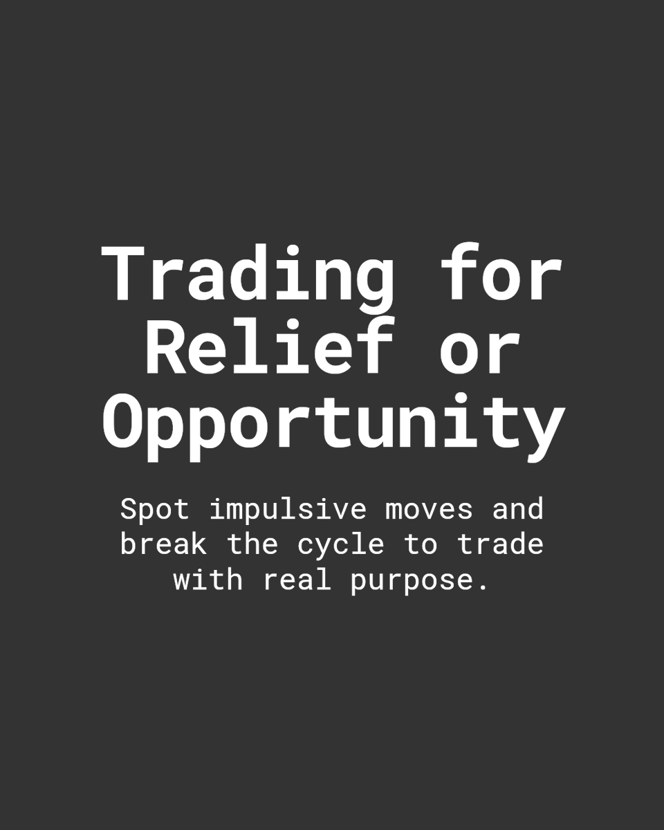 astrofundio's tweet photo. Feeling trapped in a losing streak? You might be trading for relief, not opportunity. Watch for patterns: impulsive entries, avoiding analysis, or chasing losses. Spot these to regain control and trade with purpose. https://t.co/jD3SvQ74lT