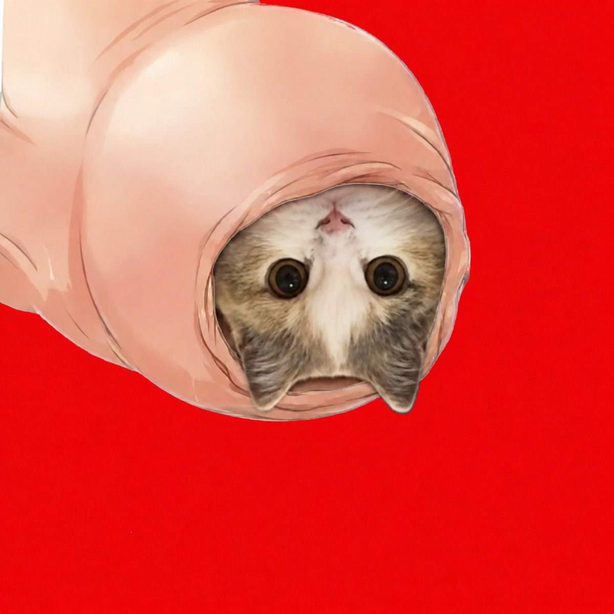 UpSide Down Cat tweet media