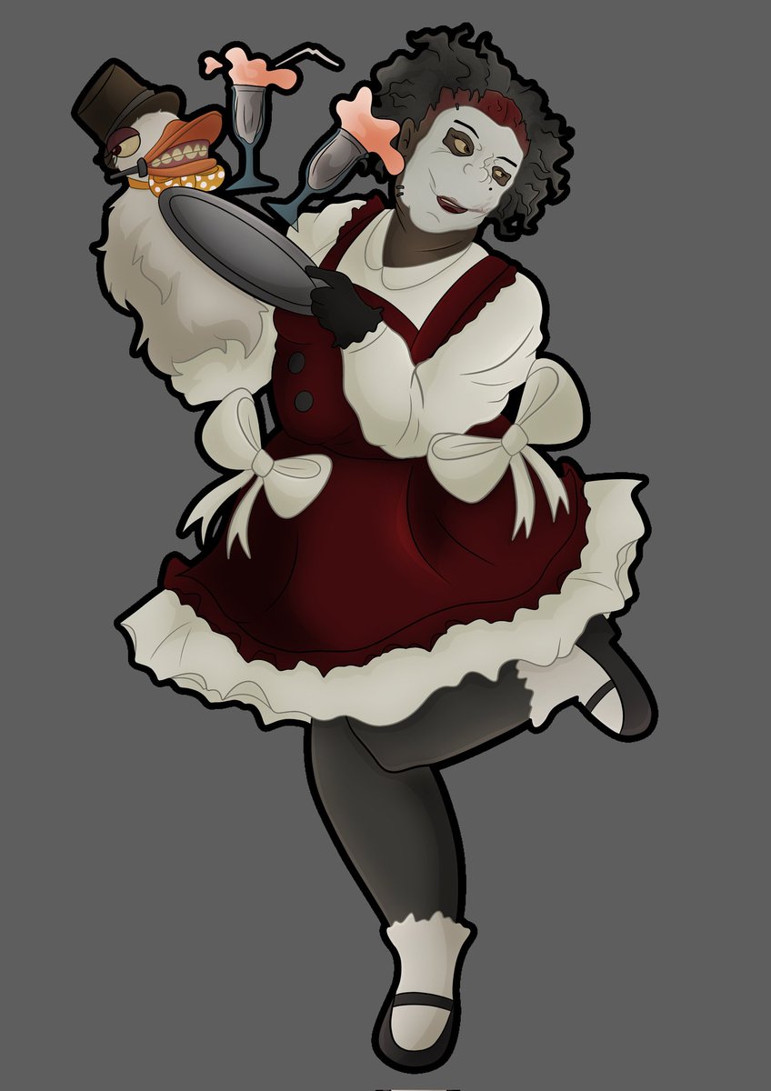 arti_squid's tweet photo. I love, love, loveee drawing gooseberry ❤ #outlasttrials https://t.co/xsWXSsOzpk