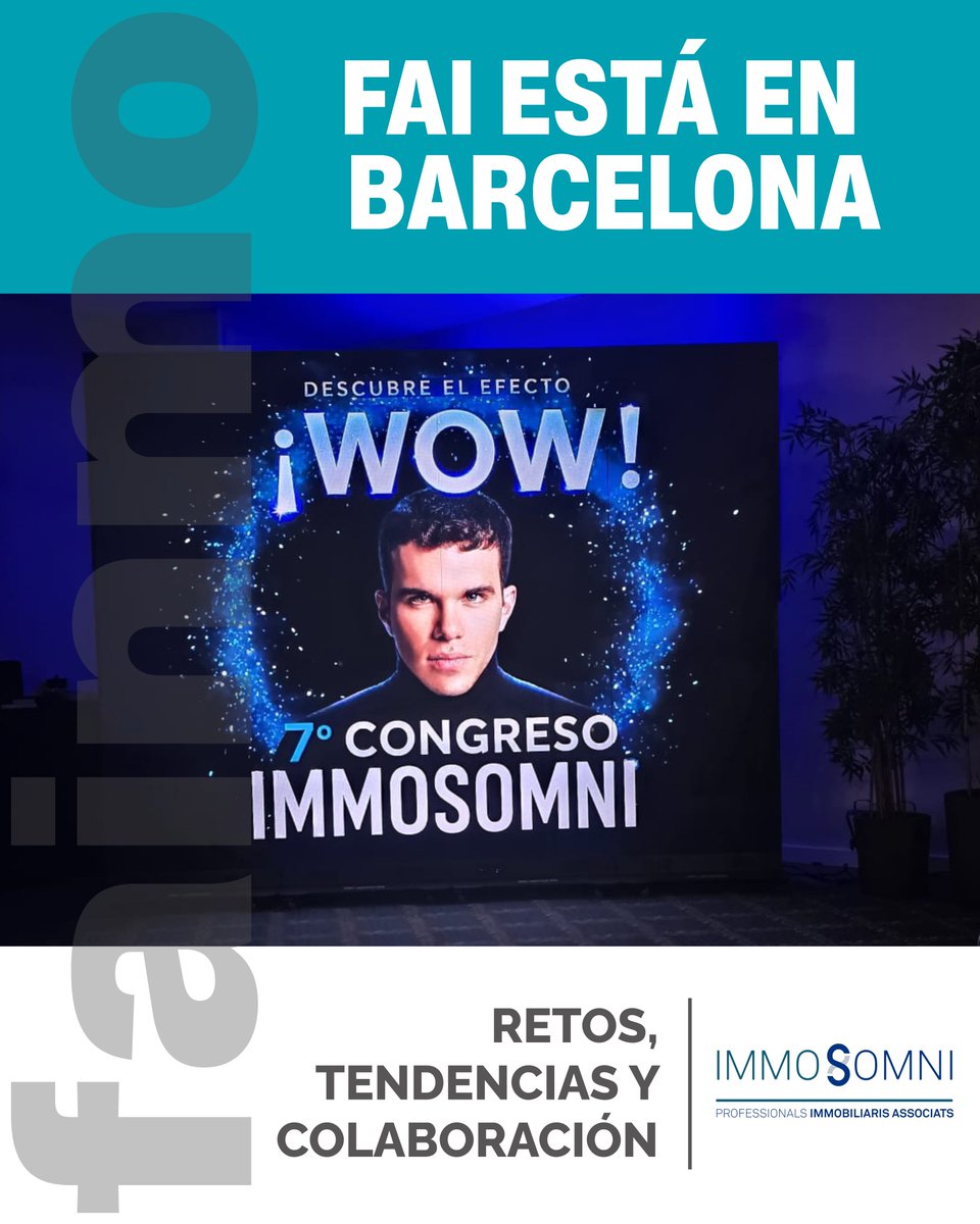 faiinmo's tweet photo. FAI presente en el 7º Congreso @immosomni 📍 Barcelona.

@jmalfaroj participó en los paneles junto a su presidenta @evalopezfincaseva.

Asociaciones más fuertes. Mejor formación. Profesionales más preparados.

#FAI #Immosomni #MercadoInmobiliario https://t.co/UeNzo394EF