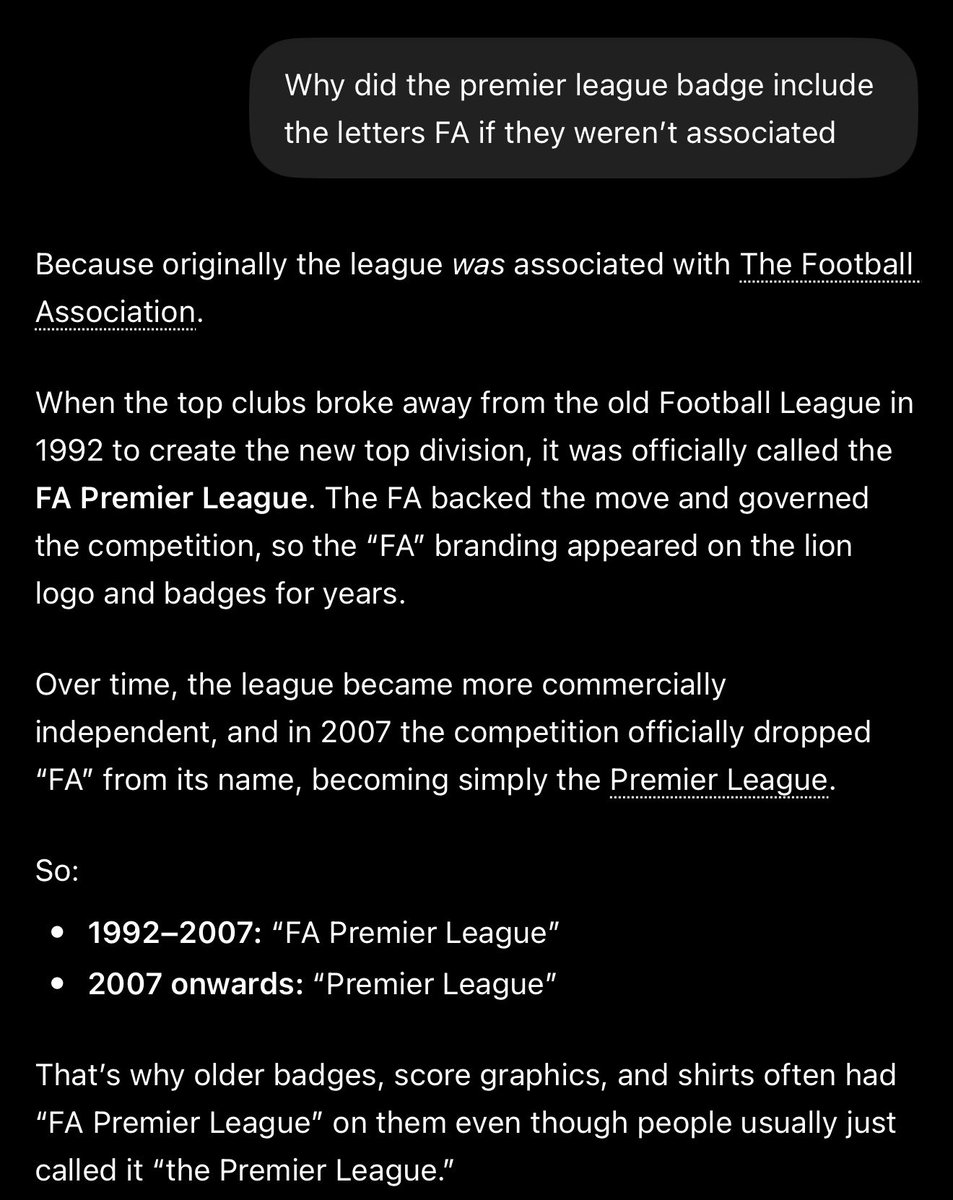 dannymac80's tweet photo. @Martin_Buhagiar @OBG_AFC @FA @premierleague There you go 😌 https://t.co/6CRuKJ277a
