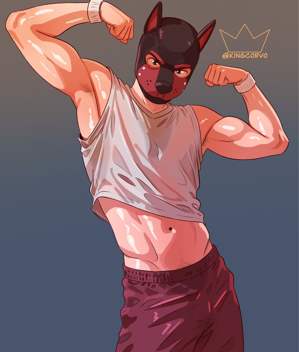 _kingcorvo's tweet photo. Good pups flex https://t.co/6rBowI88db