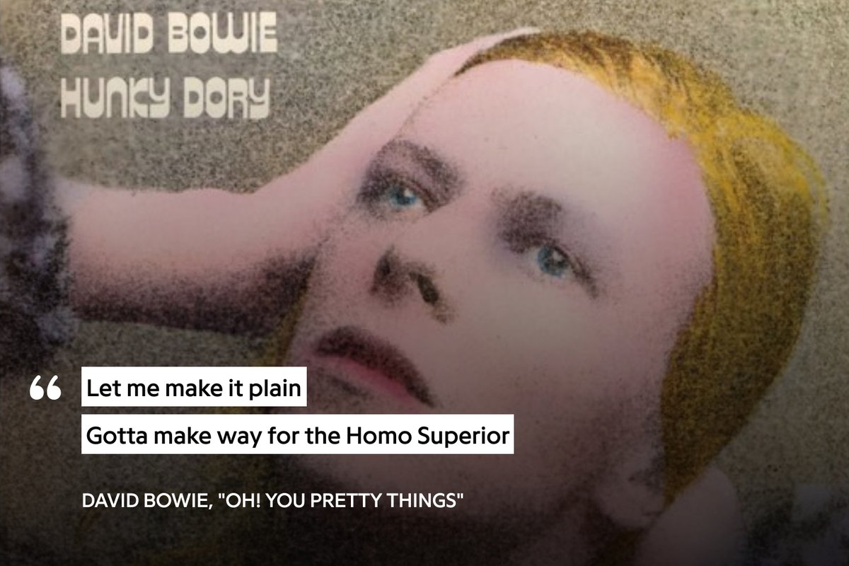 eenthymeme's tweet photo. I think of David Bowie's cocaine addiction during Station to Station/Thin White Duke. Dismissed as madness despite his lyrics across prior albums. Then later he writes shallow liberal songs with Tin Machine, sparing his own name. How does an artist become so dull so quickly?

"It's not the side effects of the cocaine, I'm thinking that it must be love"