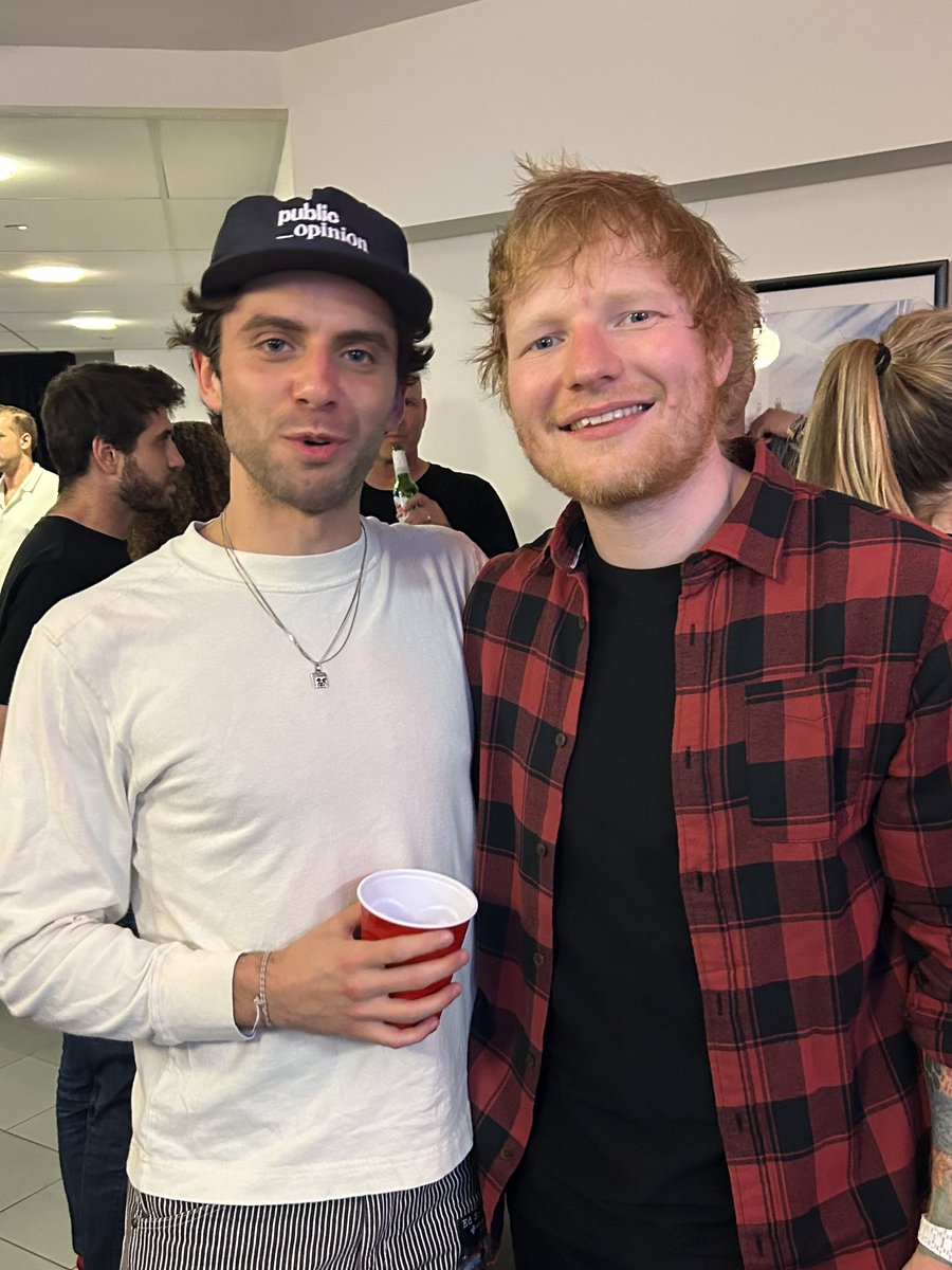 MarkAmborr's tweet photo. I found out some crazy news last week that I’ve been tryin to wrap my head around. I knew I was announcing this today, so this morning I went down a rabbit hole. I rediscovered a video of Ed Sheeran performing Multiply Live in Dublin. I used to watch it religiously. I remember wanting to be him- partially because my girlfriend at the time loved him but more so because I wanted to tour the world and sing my songs for people who wanted to listen. I remember every version of myself starting out in music referencing so many different Ed Sheeran songs, watching the way he engaged a crowd, and feeling the passion he had for his craft inspire me. I remember first learning how to play guitar on a mini guitar because thats what Ed Sheeran did. I could talk about this all day but I’ll spare you and instead ask you to swipe to see the most exciting news I’ve ever received. SEE YOU AT STATE FARM STADIUM