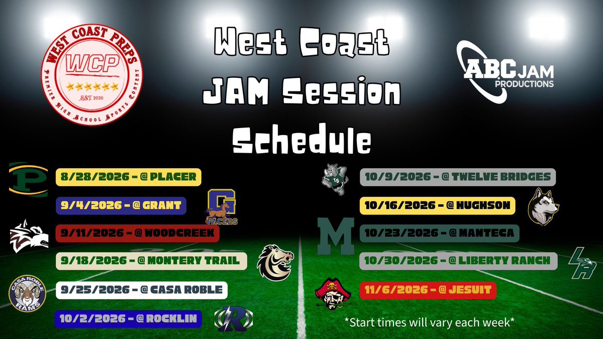 ABCJAMPro's tweet photo. “The biggest thing to hit Northern California since avocado toast” - Anonymous 

We are teaming up with @westcoastpreps_ for the football season to bring you a football preview show here in the Sac-Joaquin Section.

1/4 https://t.co/N5qCdbNle8