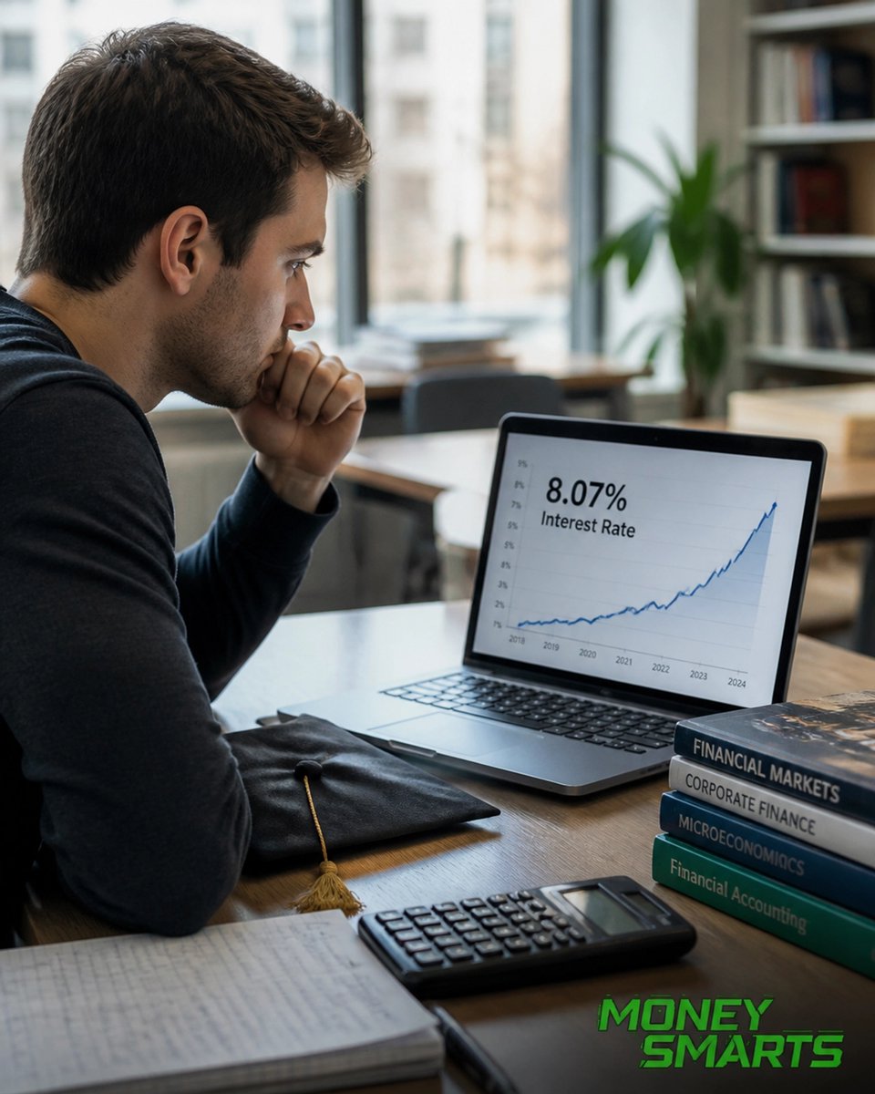 MoneySmartGame's tweet photo. Most people think a degree is a safe investment, but 8.07% grad loan interest starting in July changes everything. Calculate the 'Real Cost' with the Money Smarts Game before you sign. Don't get trapped. 🎓💸

Play here: https://t.co/9AxXeNDmxg https://t.co/uZja9F8G5c
