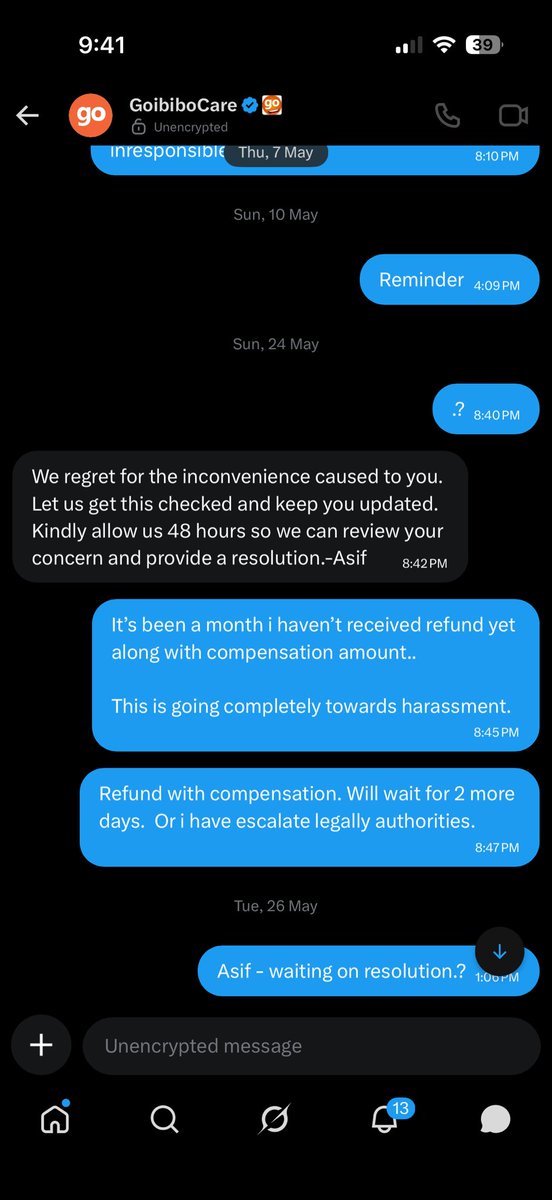 darshit_gilder's tweet photo. @GoibiboSupport @airsewa_MoCAs it’s been over a month no response on complaint. https://t.co/fzQJ70ZTbw