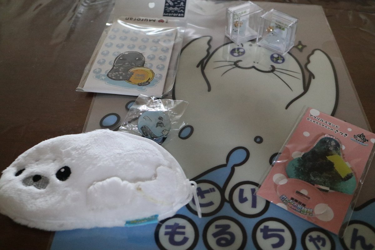 2u4ip's tweet photo. サンピアザ水族館、おたる水族館、室蘭水族館で買ったもの。
これまで買ったものとかぶりもあるけど、あってもいいのでね🦭
４枚目はアクリル樹脂製かな？真ん中の、寝顔の子だけ買おうとしたけど、左側の子がもるちゃんぽくて結局🦭🦭２頭購入 https://t.co/JGM3k3rvJm