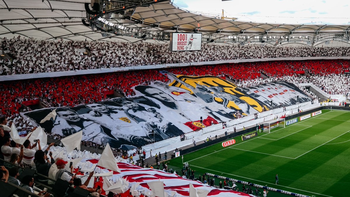 VfB's tweet photo. Choreos, die unter die Haut gingen! 😮‍💨

Ihr habt immer wieder unvergessliche Momente in dieser Saison geschaffen, die für immer in Erinnerung bleiben.

Dafür gebührt euch Fans unser Dank! 🤍❤️

#VfB | #VfB1893 https://t.co/sOJULa4FNw