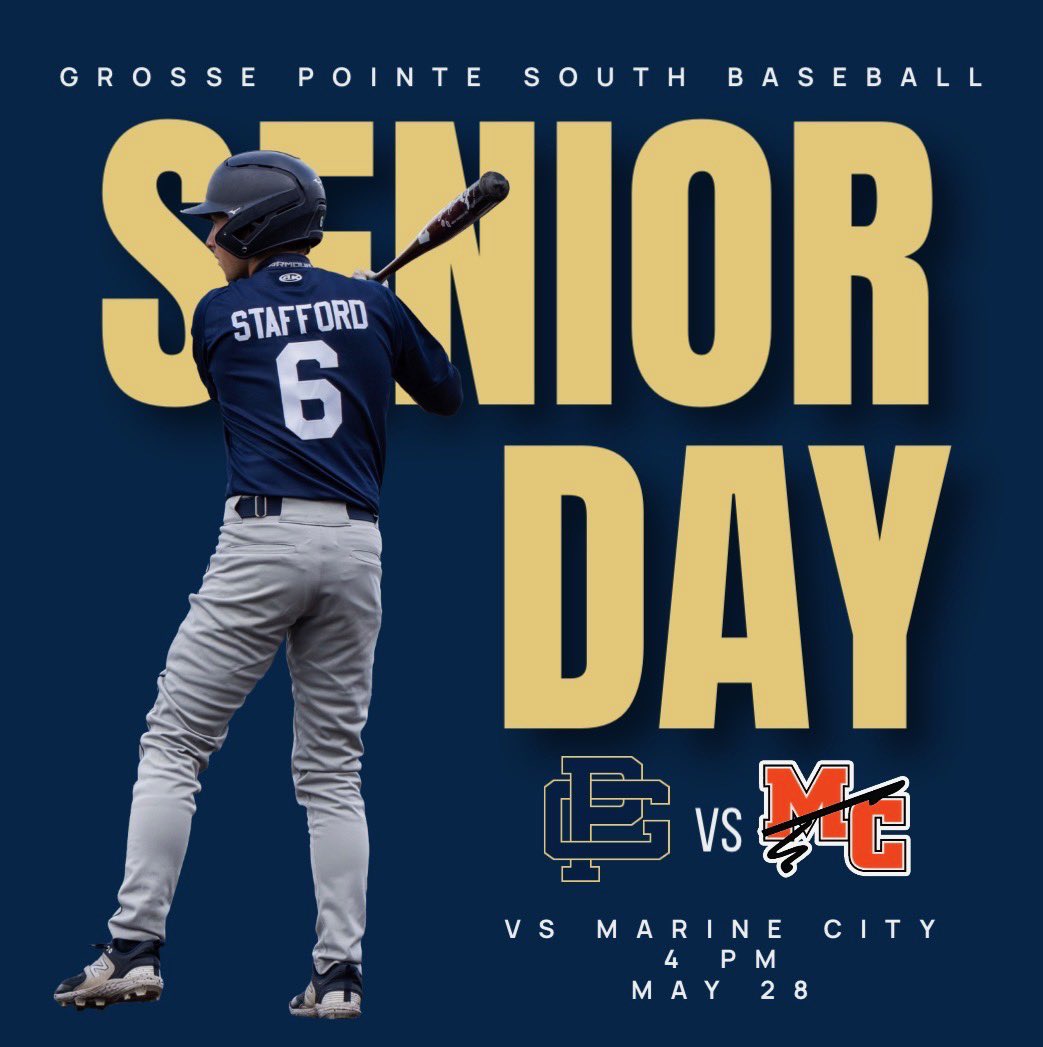 GPSBaseball's tweet photo. One final regular season game and we will be celebrating our senior class! https://t.co/NBZoitpHOB