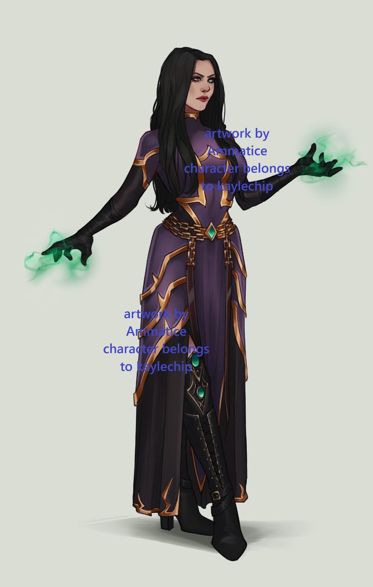 kaylechip_'s tweet photo. @arieldiazart Thanks for the opportunity! VGen definitely followed. 😍❤️ Here’s my witchy lady, Mathilde. Looking forward to seeing your work!! ❤️ https://t.co/E52NKKLk6I