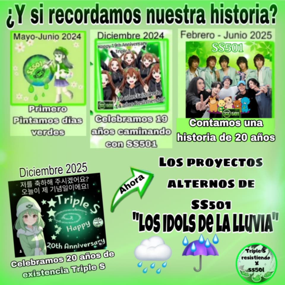 Dix052's tweet photo. 🌧️ Los Idols de la Lluvia. 🌦️
💚 21 Aniversario.
Se acerca el Aniversario de SS501. Y cuando pensamos que ya sabíamos todo, regresaron con un proyecto que dejó claro que aún hay mucho por escribir. 

#SS501
#doubles301
#FIVEOONE 
#HyunSaengKyuMinJun
#21thAnniversary_Bibudol https://t.co/6HdYlqmQpl