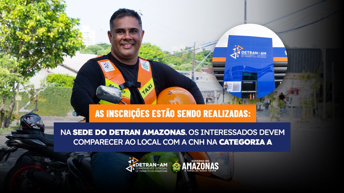 DetranAmazonas's tweet photo. 📍 Avenida Mário Ypiranga Monteiro, nº 2.884, bairro Parque 10 de Novembro

As inscrições permanecem abertas até o preenchimento total das vagas!
Para mais informações, acesse: https://t.co/werIk72zty

#DetranAmazonas #GovernoAM #CursosEptran #Capacitação https://t.co/Swnx2Vzkg8
