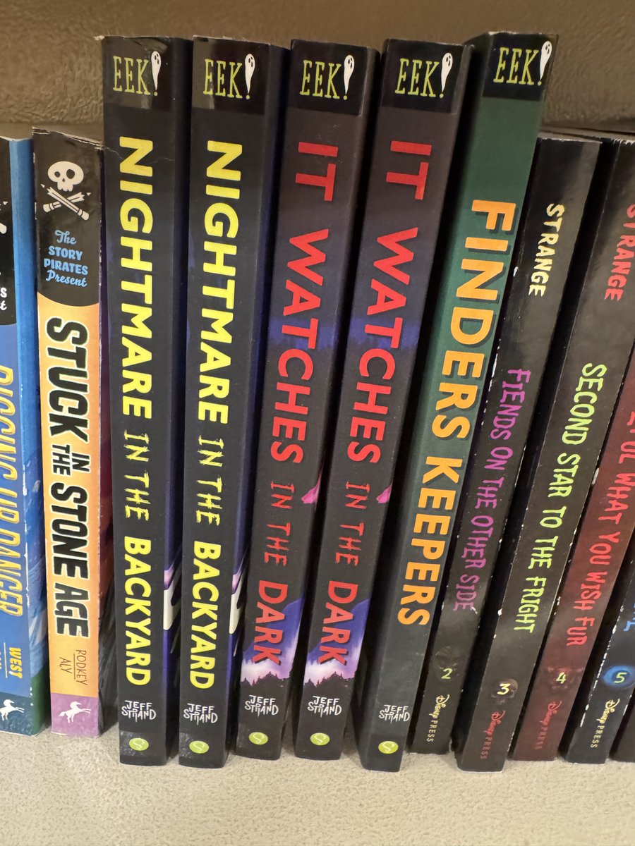 JeffStrand's tweet photo. Hey, if you want to catch up on my Eek! series before TERROR FROM THE CAVE comes out in August, the first three books are currently on sale for $1.99 each! https://t.co/oPPNoFXKsn @SourcebooksKids https://t.co/SuprDLZqUG
