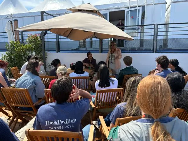 SAGindie's tweet photo. #Cannes2026 Recap: Award-winners, SAGindie Roundtables, and more: https://t.co/yEyi3MS2TH https://t.co/RL25rfObEy