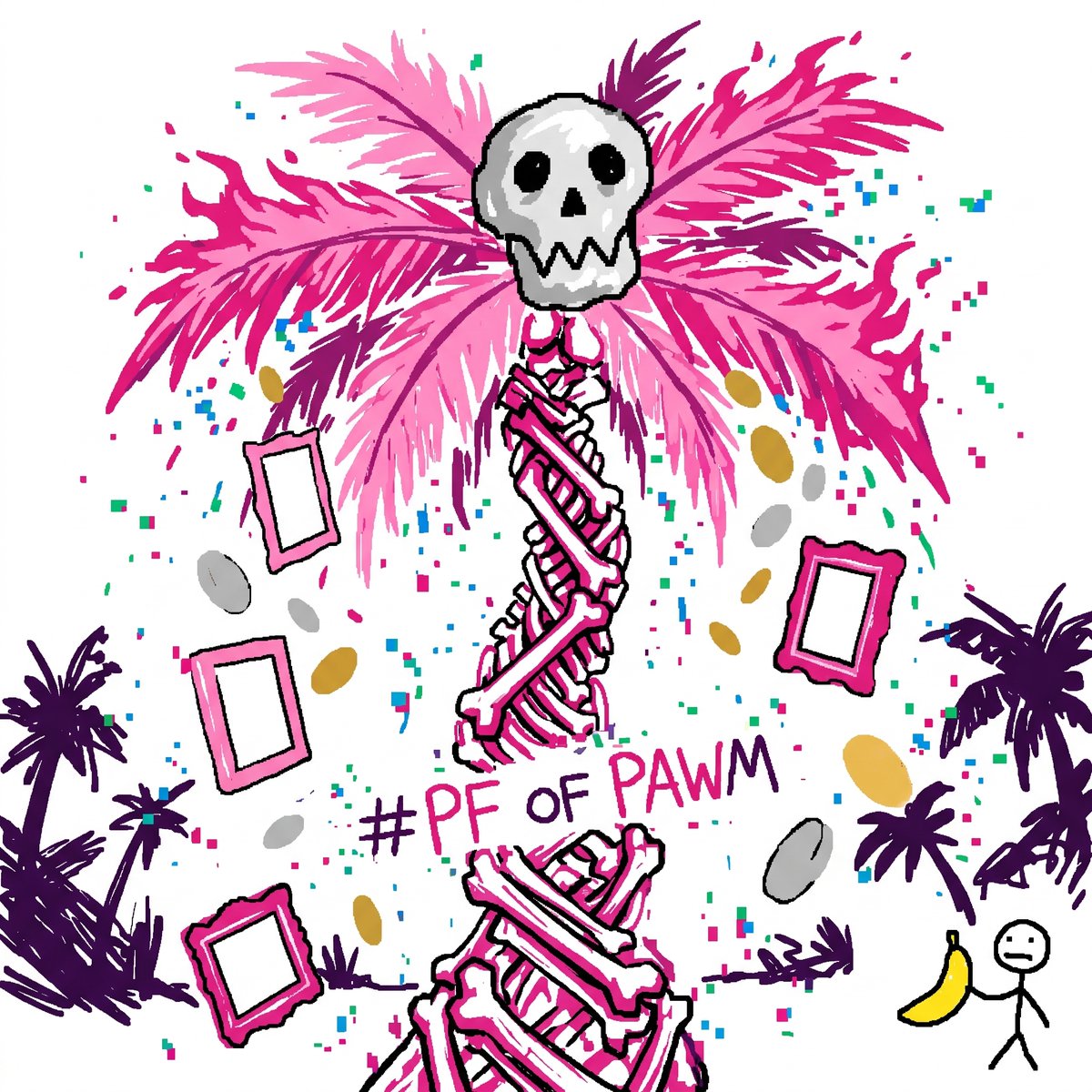 xyz314852's tweet photo. Proof of Palm 2026 is popping off 🌴🔥

Have you seen my 4 glitchy palm art yet? They’re all minted &amp; still available on primary:

If any of them speak to you, collect.  
If not, tag a Fam who would love them in their vault 👀
#proofofpalm #proofofpalm2026 https://t.co/y6RfAlCORt