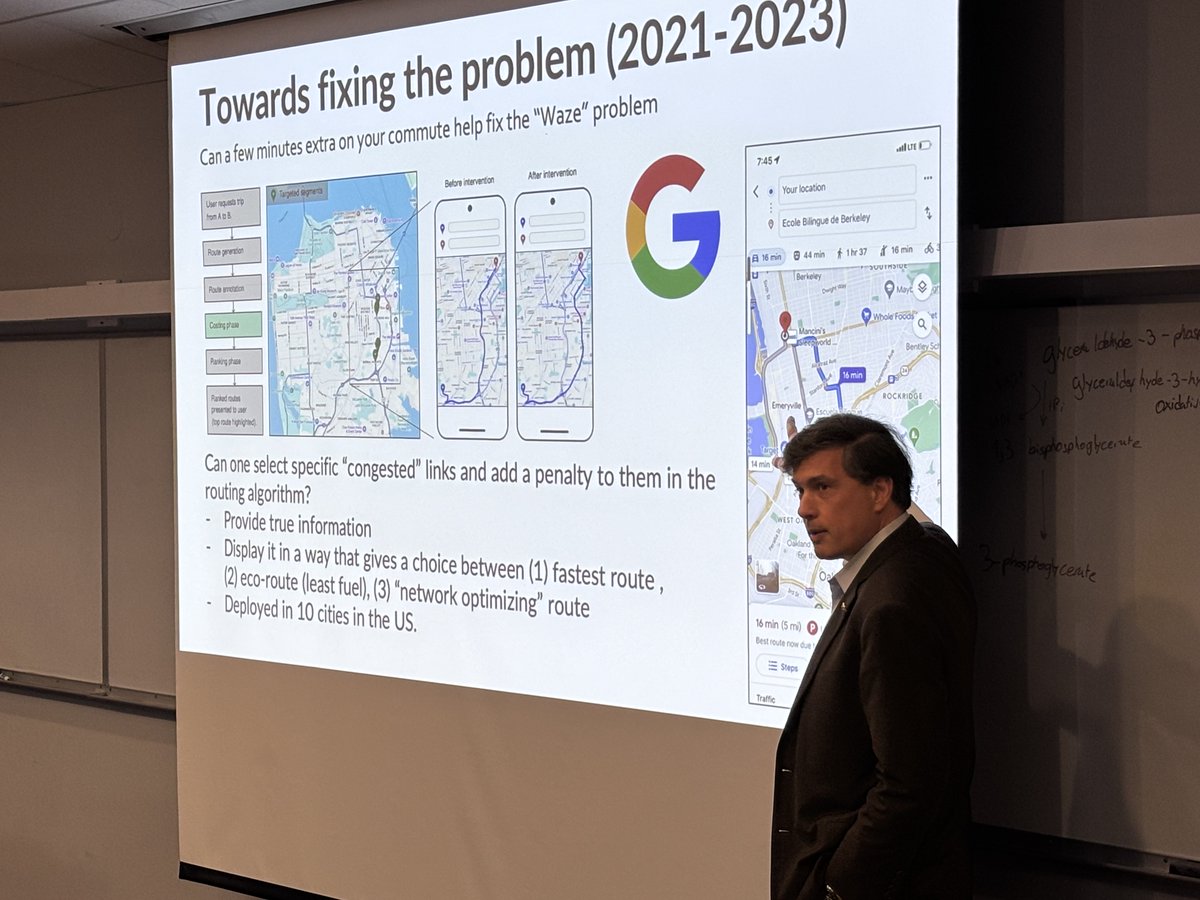 InfoNUTC's tweet photo. Happening now: The NUTC Seminar Series is underway, featuring Professor Alexandre Bayen from the University of California, Berkeley, presenting “Mixed-Autonomy at Scale: How Can a Small Proportion of Autonomous Vehicles Improve Traffic Operations?” https://t.co/Q82swiPogG