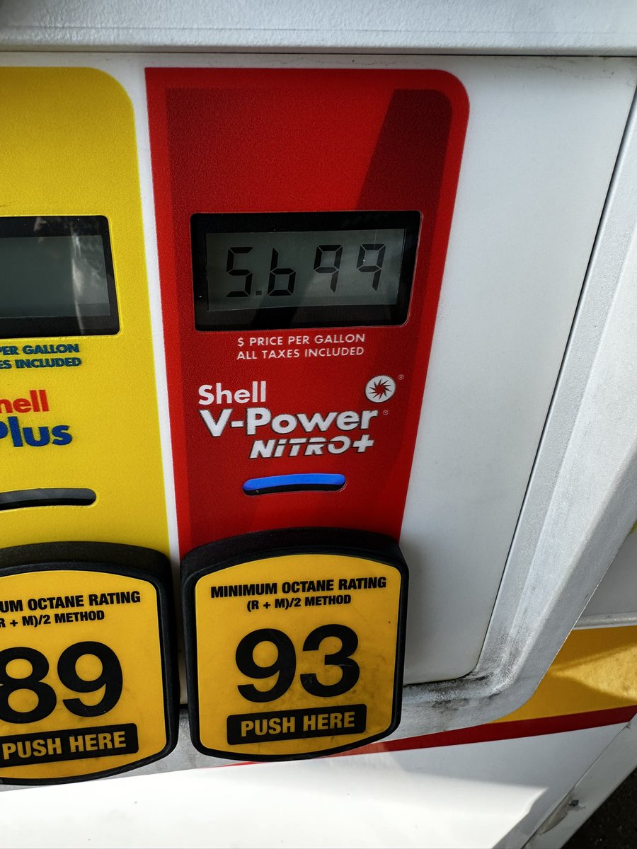 FOREVER_SAINT's tweet photo. Why am I making like decisions at the pump @elonmusk can you just gift me a Tesla it’s crazy out here https://t.co/y12mRQtsI8