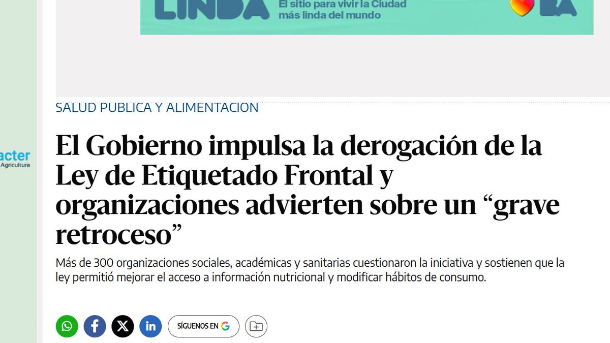 etchemen's tweet photo. Increible. 
Para las ongs de salud es una avance: la ley informa mala alimentación, protege colegios y pibes etc. Solo COPAL (asoc emp. alimentos) se opone.

TRES arts. Deroga, no mejora o cambia.

No hay un proyecto tan de "clase" empresaria en toda la ultraderecha mundial. https://t.co/tCi0J4OZII