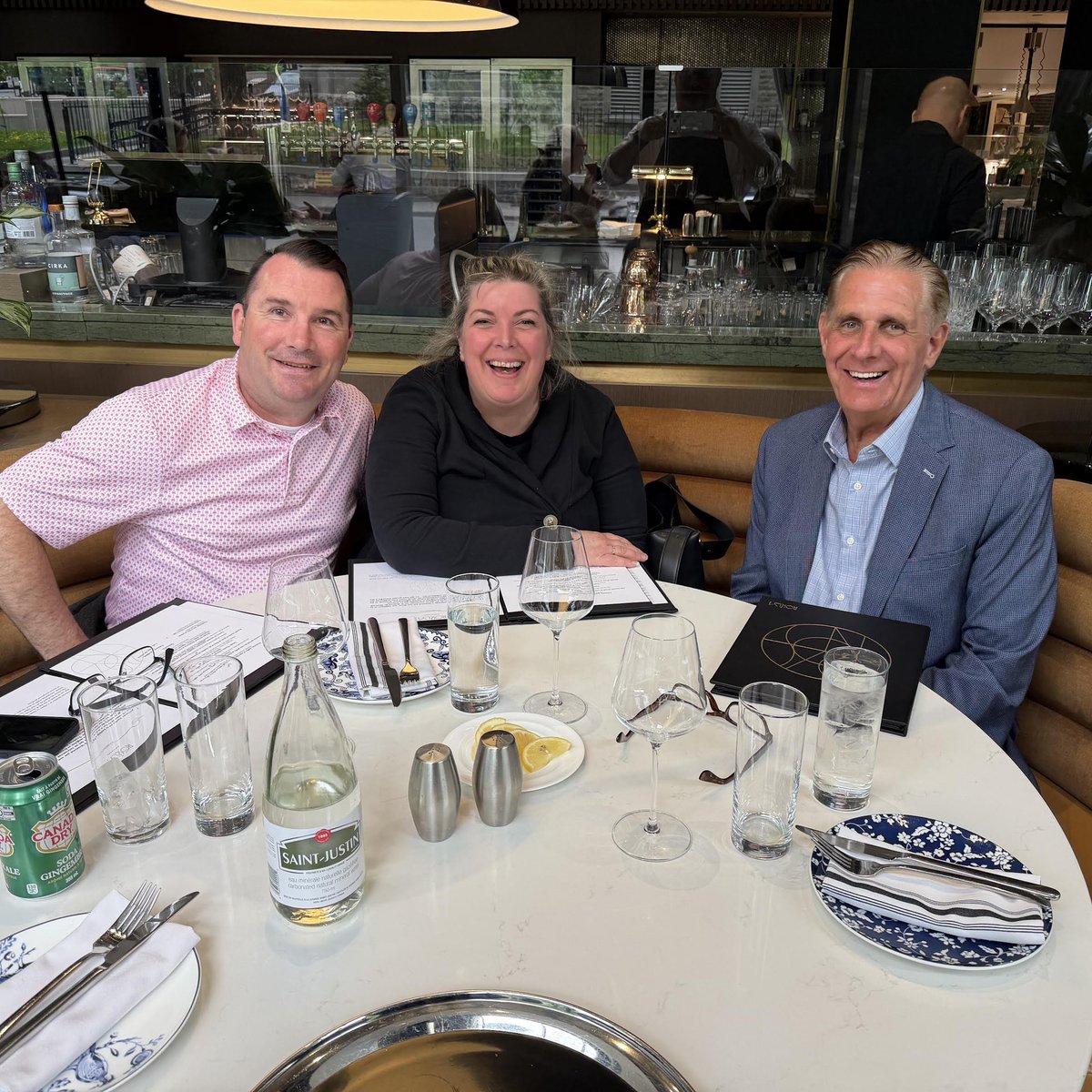 MetCredit's tweet photo. Attending a client lunch meeting today in Montréal! L to R, Kevin Schrotter, 360 Environmental, Annie Girard, MetCredit Montréal, and David Hopkyns, VP MetCredit. https://t.co/h5m28BETdV