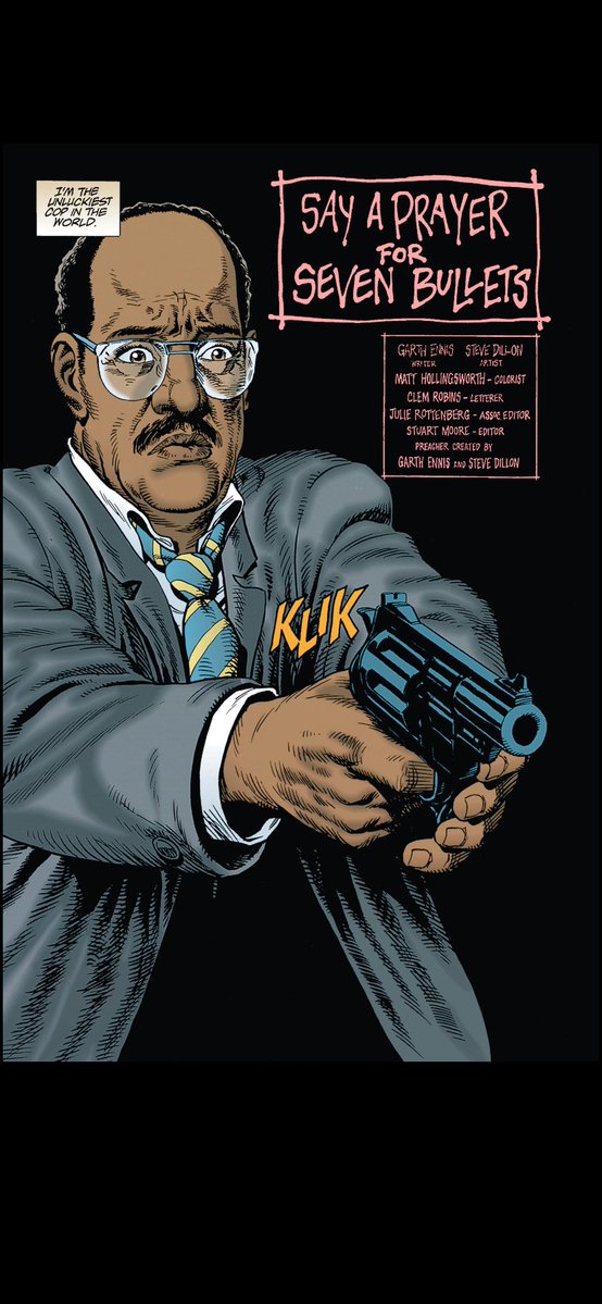 dr_stinkmeaner's tweet photo. Been reading Preacher by Garth Ennis and it's quite something https://t.co/EPMZ1GOBnu