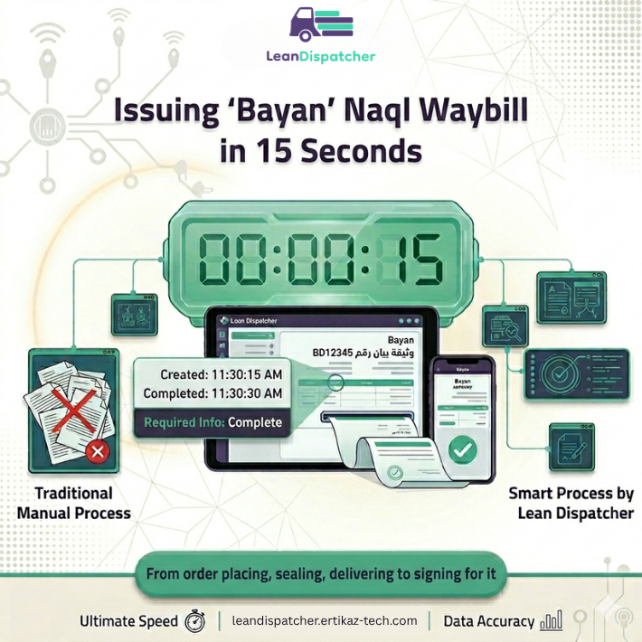 ErtikazSolution's tweet photo. The "Bayan" waybill is completed in just 15 seconds! 🚀
From the moment you submit the request, all the way to delivery and final signing... everything is digital, fast, and secure. ✅
Why choose LeanDispatcher?
🔹 Ultra-Fast
🔹 Utmost Precision
🔹 Complete Control https://t.co/cXJwy4SBvI