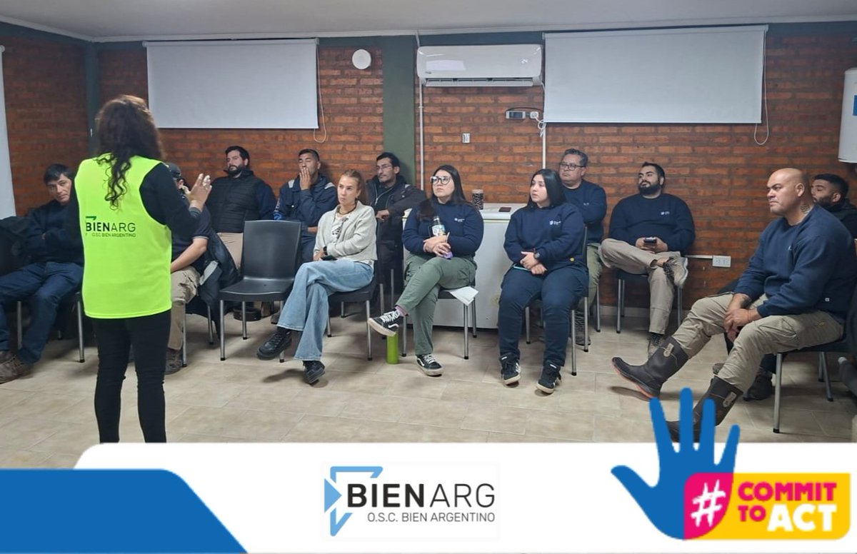 BIENARG's tweet photo. Hoy en Empresa @OtamendiSrl en el marco de la Campaña #CommitToAct2026 del 25 al.29 de Mayo @sanbeatorres @RoadSafetyNGOs https://t.co/C81JKk7y6v
