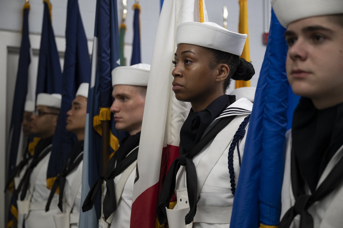 NavyRTC's tweet photo. Congratulations to the newest and sharpest Sailors who graduated boot camp May 28, 2026! The reviewing officer was Adm. James Kilby, Vice Chief of Naval Operations. https://t.co/Dp00q9vXIu