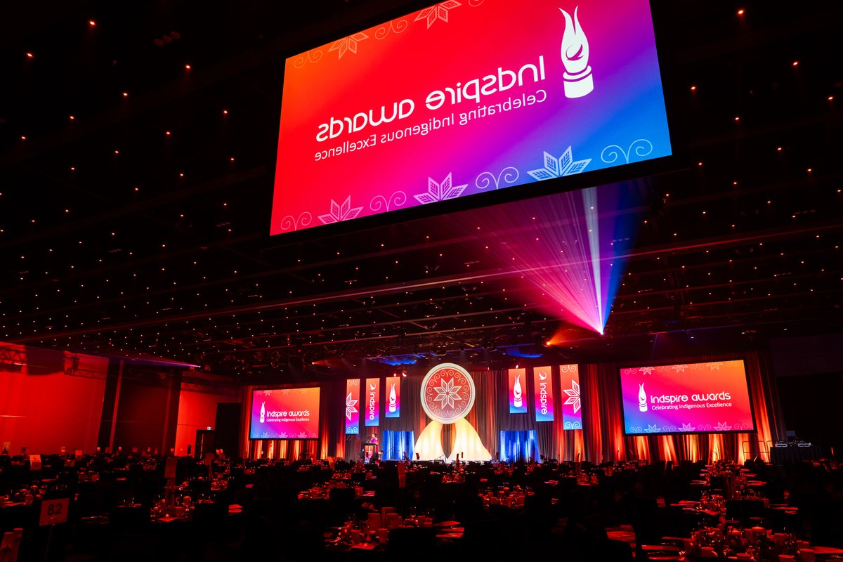 Indspire's tweet photo. That’s a wrap on the 2026 #IndspireAwards in Kjipuktuk (Halifax)! 🧡✨

Thank you to everyone who joined us to celebrate Indigenous excellence and honour the achievements of First Nations, Inuit, and Métis peoples from across Turtle Island. 💫

To our Laureates, performers, attendees, sponsors, partners, and supporters: thank you for making this gathering so meaningful and unforgettable.

#Indspire #IndigenousExcellence
