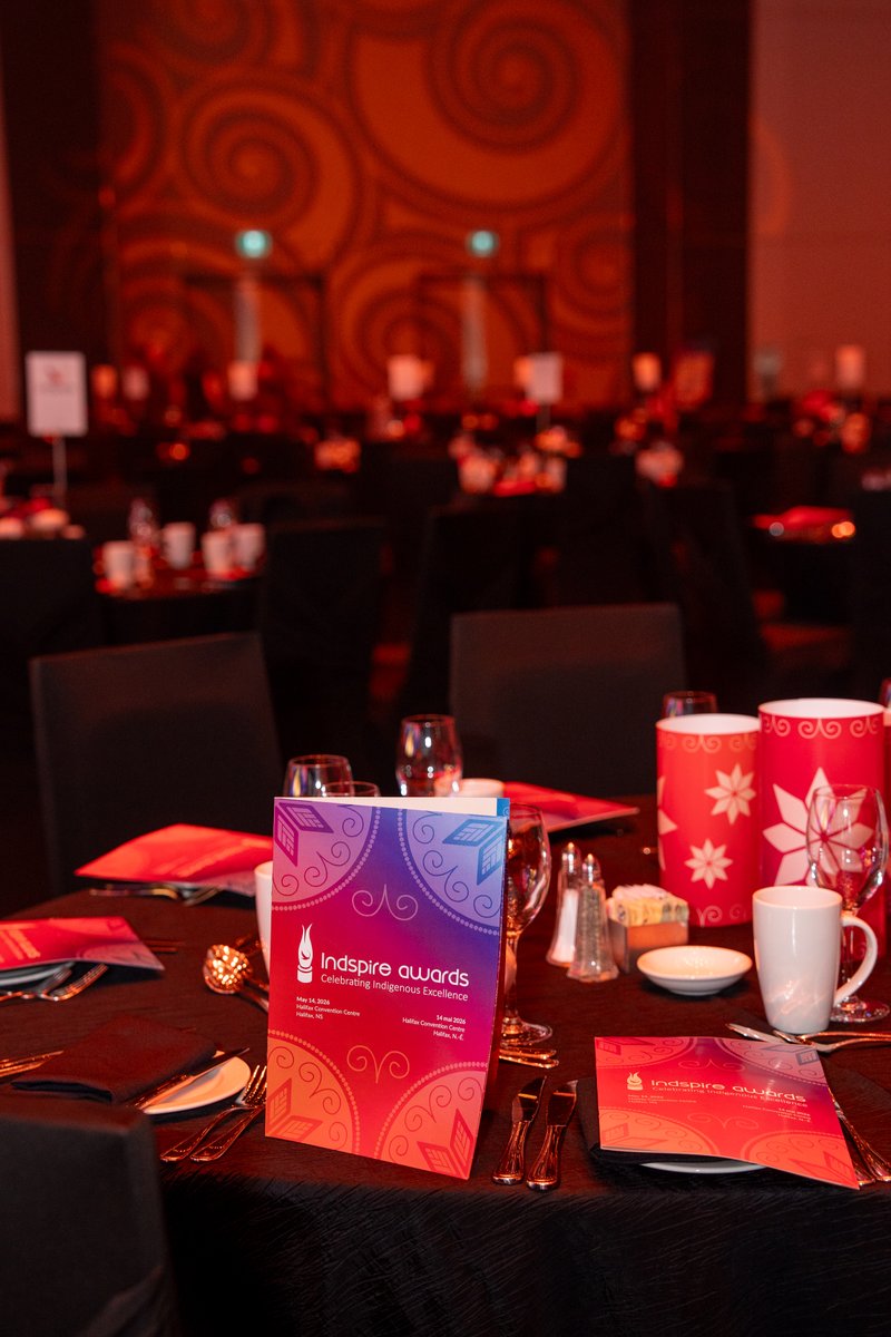 Indspire's tweet photo. That’s a wrap on the 2026 #IndspireAwards in Kjipuktuk (Halifax)! 🧡✨

Thank you to everyone who joined us to celebrate Indigenous excellence and honour the achievements of First Nations, Inuit, and Métis peoples from across Turtle Island. 💫

To our Laureates, performers, attendees, sponsors, partners, and supporters: thank you for making this gathering so meaningful and unforgettable.

#Indspire #IndigenousExcellence