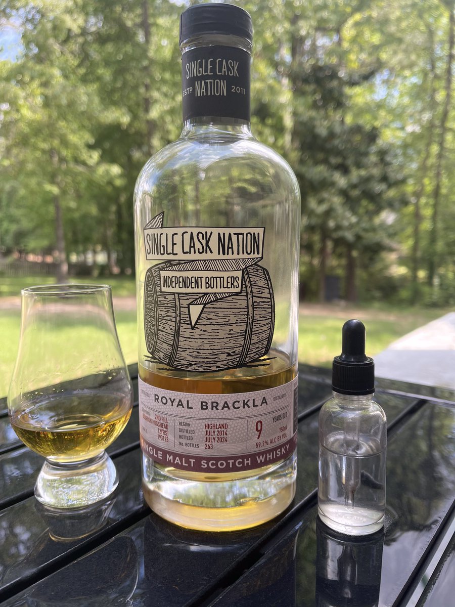 911GlockDoc's tweet photo. Royal Brackla 9yr. This is an excellent whisky that I absolutely love, SCN once again showing off those unbeatable cask selection skills. Royal Brackla is already one of my favorite distilleries and SCN is my favorite IB so this was always going to be an excellent combination. https://t.co/rRBQlCGPUS