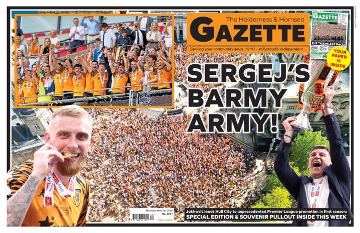 seaside1053's tweet photo. Great LISTEN from @seaside1053 - Gazette @HoldernessNews  is out - ‘hear all about it’ in our separate previews for North (103.5FM &amp;104.4FM) &amp; South (105.3FM) of #Holderness with Editor Sam  @HawkEditorial at 11.30 in the morning#Hornsea #EastYorkshire #holderness #Withernsea https://t.co/w7YMF9ixlY