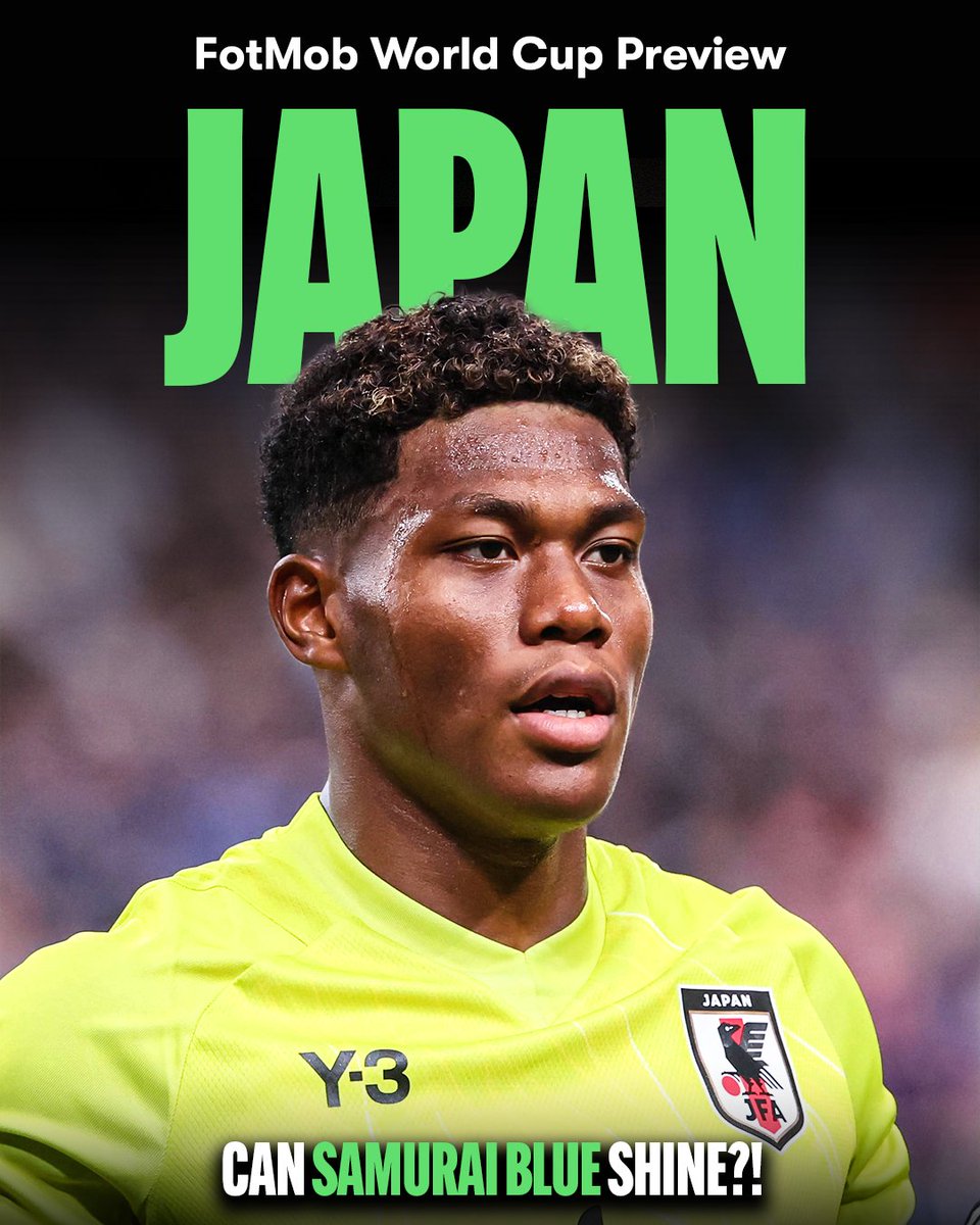 FotMob's tweet photo. 🇯🇵 21/48: We're now in to Group F with out series of mini-preview threads on the nations qualified for the 2026 World Cup. 

And we start with Japan, currently the highest ranked AFC nation by FIFA (18th). https://t.co/4lZnHKhmHV